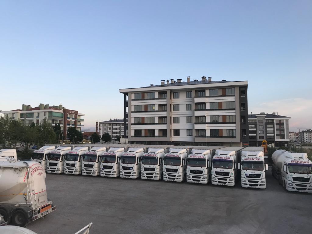 Mertcan Nakliyat taşımacılık araçları